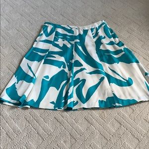 Silk Ann Taylor printed skirt